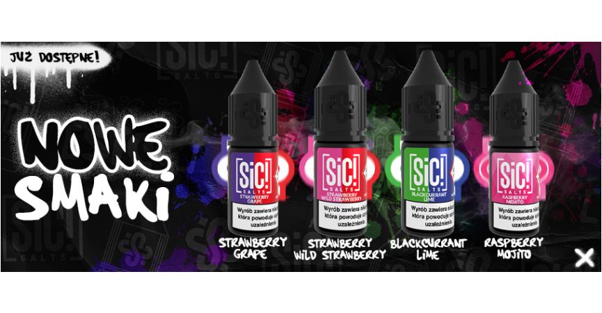 Nowe sole SIC! SALTS już dostępne!