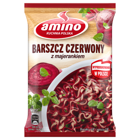 Amino Zupa Barszcz Czerwony 66g/22 -zdjęcie numer 1
