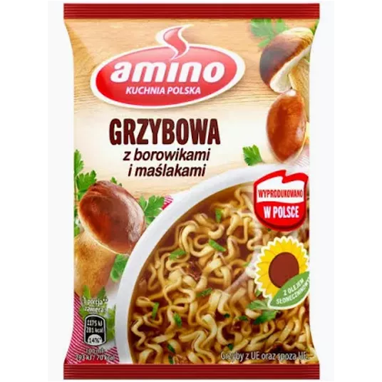 Amino Zupa Grzybowa z Borowikami 57g/22 -zdjęcie numer 1