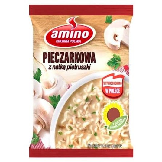 Amino Zupa Pieczarkowa z Natką Pietruszki 64g/22 -zdjęcie numer 1