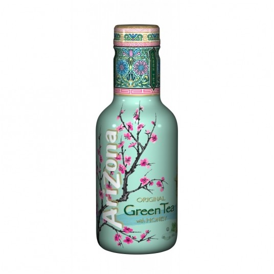 ARIZONA Green Tea 0,45l Butelka 6 szt. (kaucja) -zdjęcie numer 1
