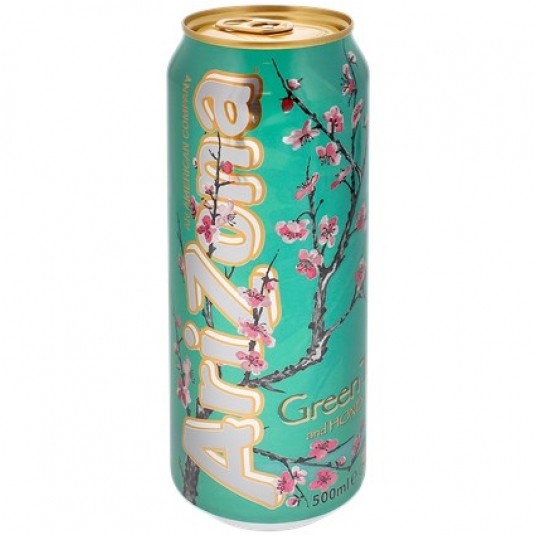 ARIZONA Green Tea 0,5l Puszka 12 szt. kaucja -zdjęcie numer 1