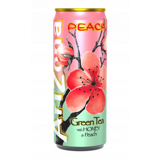 ARIZONA Green Tea Peach 0,33l Puszka 12 szt.