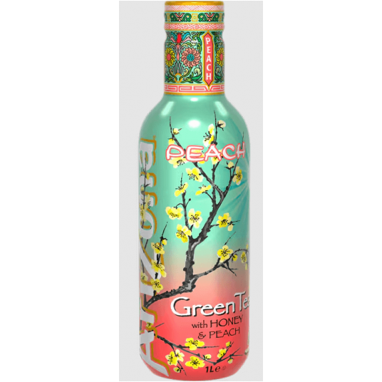 ARIZONA Green Tea Peach 1l Butelka 6 szt.
