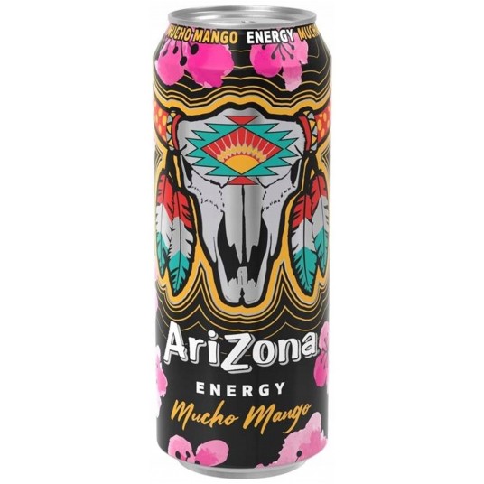 ARIZONA RX ENERGY Mucho Mango 0,5l Puszka 12 szt.