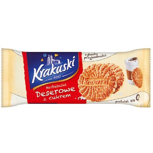Bahlsen Ciastka Krakuski Deserowe z Cukrem 200g/24 -zdjęcie numer 1