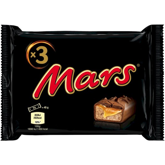 Baton Mars 3-Pak 135g/34 -zdjęcie numer 1