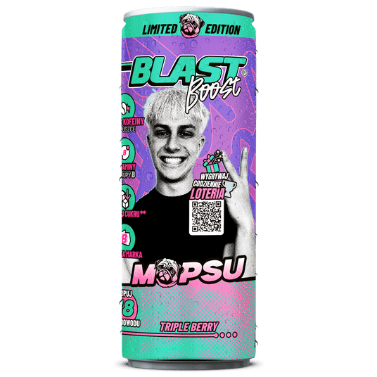 BLAST BOOST TRIPLE BERRY 250 ML PUSZKA -zdjęcie numer 1