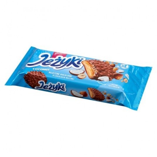 Ciastka Jeżyki 140g Kokos 20 szt. -zdjęcie numer 1