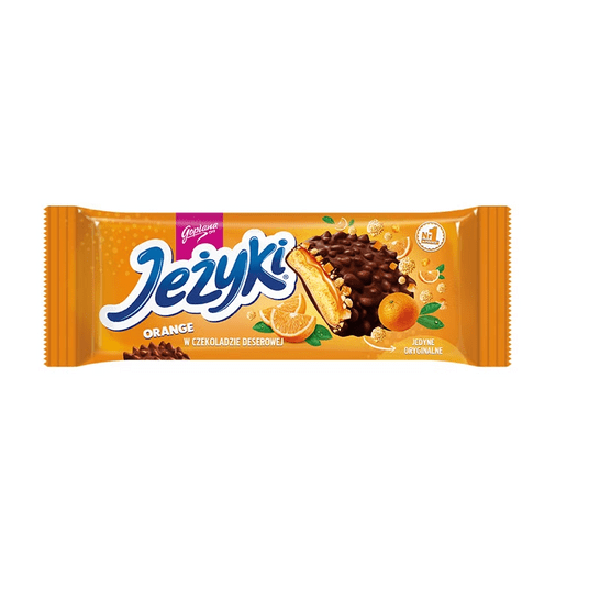 Ciastka Jeżyki 140g Pomarańcz 20 szt. -zdjęcie numer 1