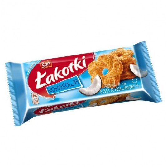 Ciastka Łakotki 168g Kokosowe
