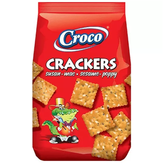 CROCO KRAKERSY Z SEZAMEM I MAKIEM 100G_12 -zdjęcie numer 1