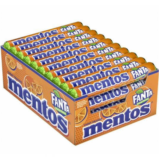 Dropsy Mentos Fanta 37,5g 40 szt.