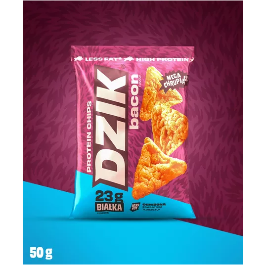 DZIK CHIPSY BEKONOWE 50g OPAK 6 -zdjęcie numer 1