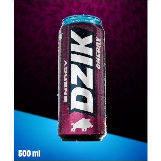 DZIK ENERGY CHERRY 500ML -zdjęcie numer 1