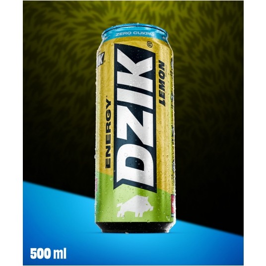 DZIK ENERGY LEMON 500ML -zdjęcie numer 1