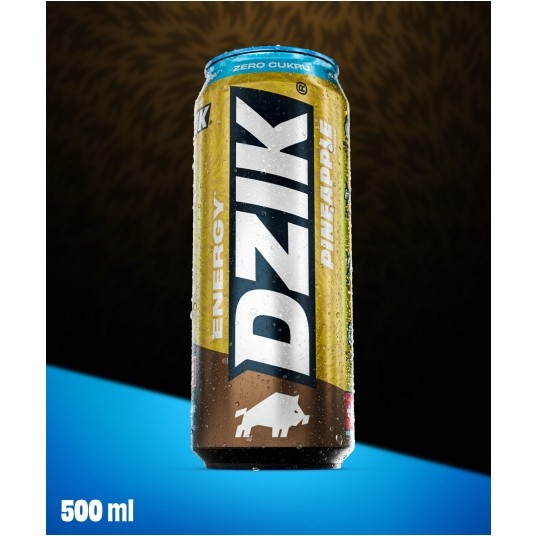DZIK ENERGY PINEAPPLE 500ML -zdjęcie numer 1