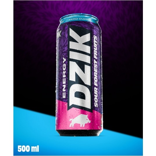 DZIK ENERGY SOUR FOREST FRUITS 500ML -zdjęcie numer 1