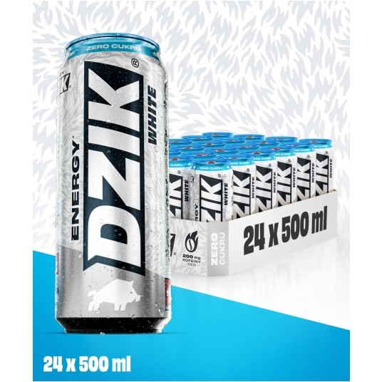 DZIK® ENERGY WHITE 500ML SK -zdjęcie numer 1