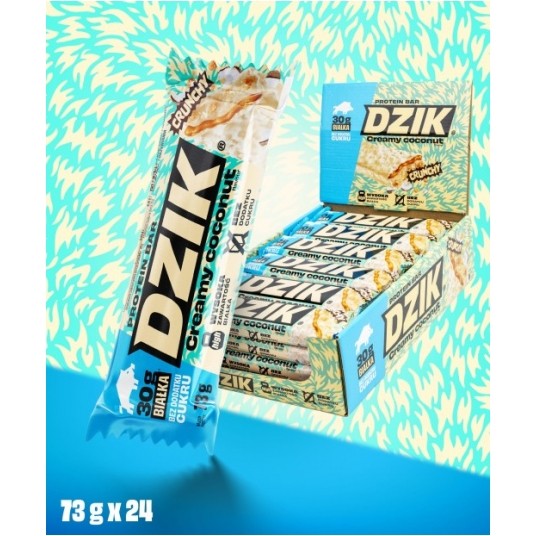 DZIK® PROTEIN BAR CREAMY COCONUT 73g -zdjęcie numer 1