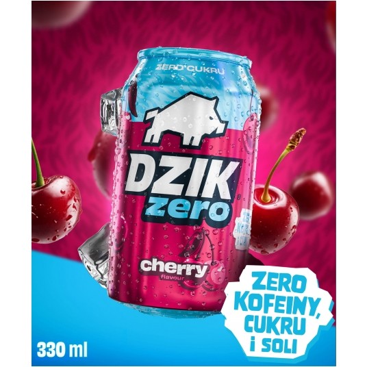 DZIK® ZERO CHERRY 330ML SK -zdjęcie numer 1