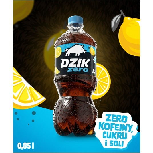 DZIK® ZERO COLA&LEMON 0,85L SK -zdjęcie numer 1