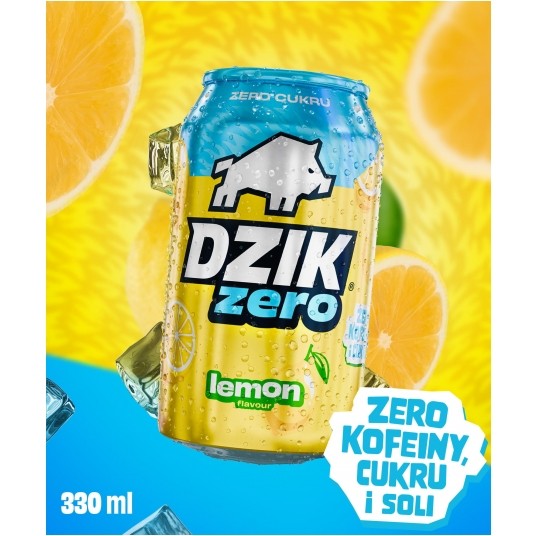 DZIK® ZERO LEMON 330ML SK -zdjęcie numer 1