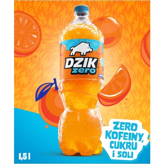 DZIK® ZERO ORANGE 1,5L SK -zdjęcie numer 1