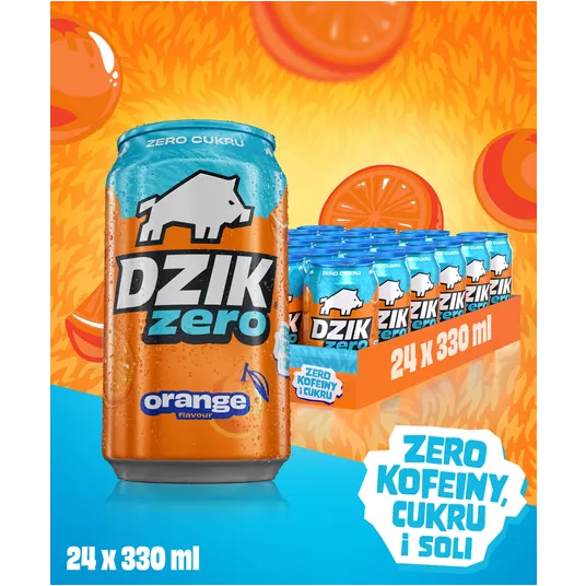 DZIK ZERO ORANGE 330ML SK -zdjęcie numer 1