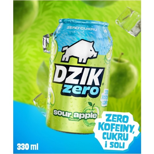 DZIK® ZERO SOUR APPLE 330ML SK -zdjęcie numer 1