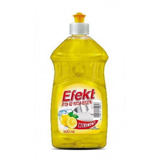 EFEKT Płyn do mycia naczyń 0,5 L - Cytryna -zdjęcie numer 1