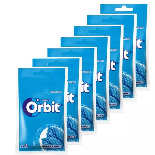 Guma TORBA Orbit Peppermint 29g/22 IMP -zdjęcie numer 1