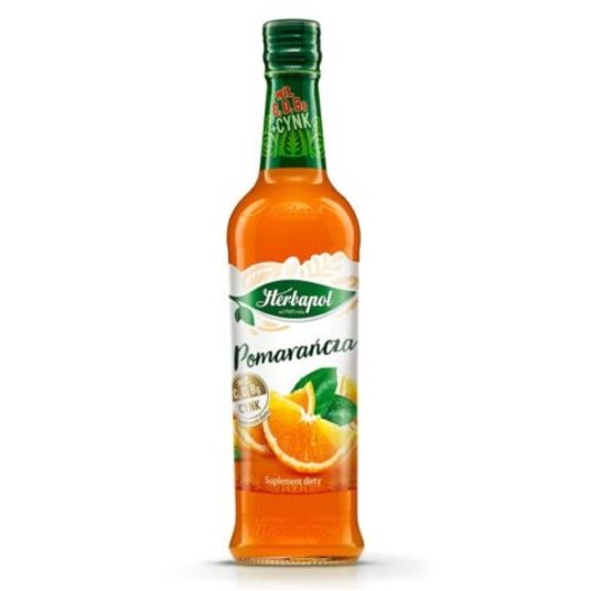 Herbapol Syrop Pomarańcza 420ml/8 -zdjęcie numer 1