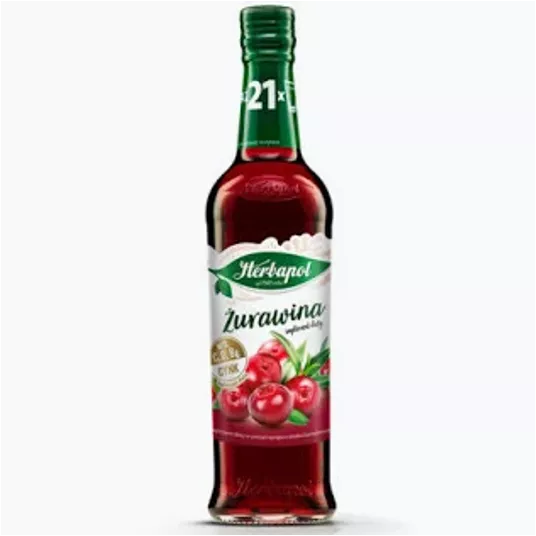 Herbapol Syrop Żurawina 420ml/8 -zdjęcie numer 1