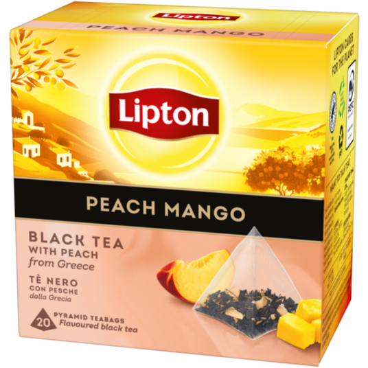 Herbata Lipton 20 szt. Peach Mango Black Tea