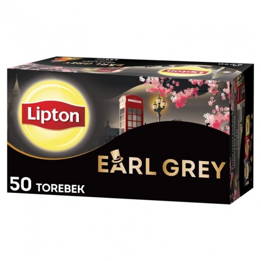 Herbata Lipton 50 szt. Earl Grey 16 szt.
