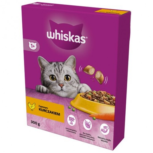Karma Whiskas Sucha 300g Kurczak