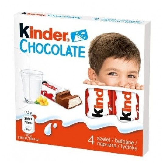 Kinder Czekolada 50g 20 szt. -zdjęcie numer 1