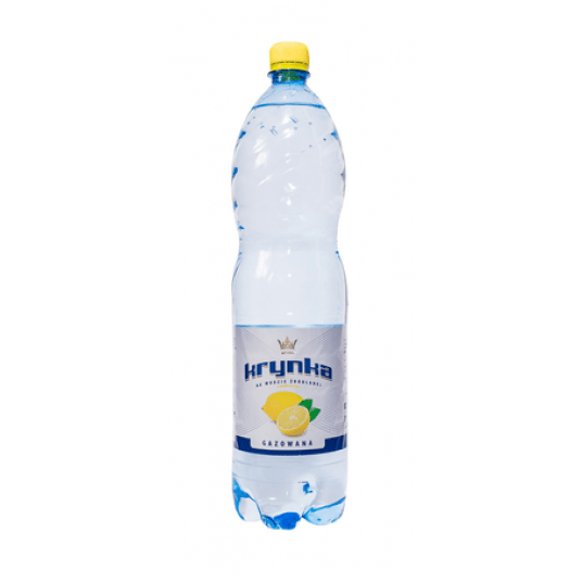 Krynka Woda Cytrynowa Gazowana 1.5l 6 szt. (kaucja) -zdjęcie numer 1