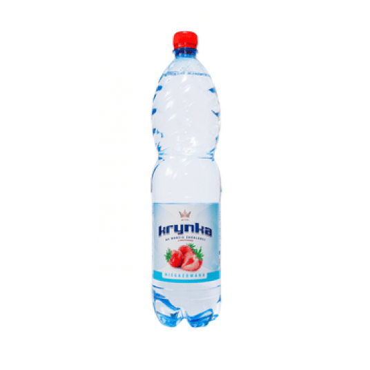 Krynka Woda Truskawka Niegazowana 1.5l 6 szt. (kaucja) -zdjęcie numer 1