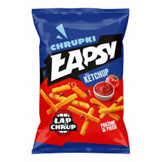 ŁAPSY CHR. KUK. FRYTKA KETCHUP 130G K16 -zdjęcie numer 1