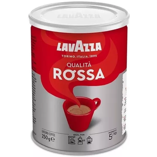 Lavazza Kawa Mielona Qualita Rossa Puszka 250g/12 -zdjęcie numer 1