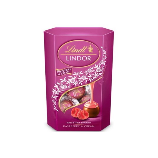 Lindt Praliny Lindor Raspberry&Cream 200g/8 -zdjęcie numer 1