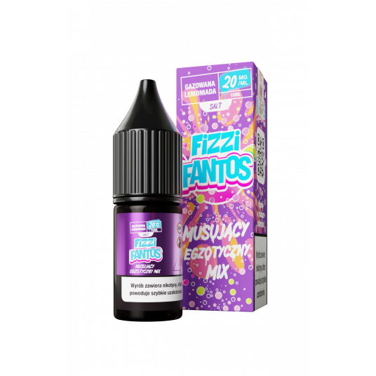 Liquid Fizzi Fantos Salt 20mg 10ml Musujący Egzotyczny Mix