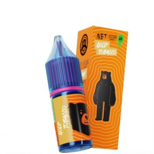 Liquid Go Bears Salt Net 10ml 20mg Gold Tobacco