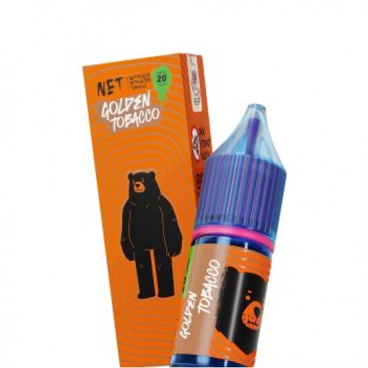 Liquid Go Bears Salt Net 10ml 20mg Golden Tobacco