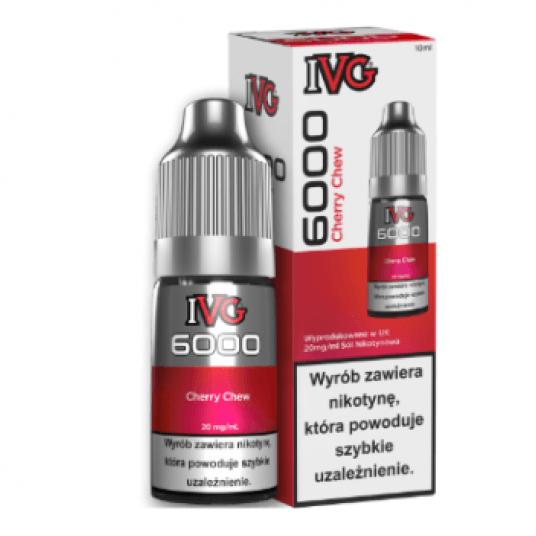 Liquid IVG 6000 Salt 20mg 10ml Cherry Chew