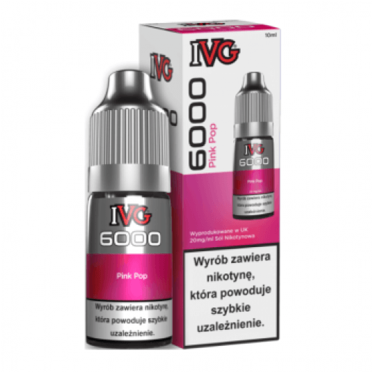 Liquid IVG 6000 Salt 20mg 10ml Pink Pop