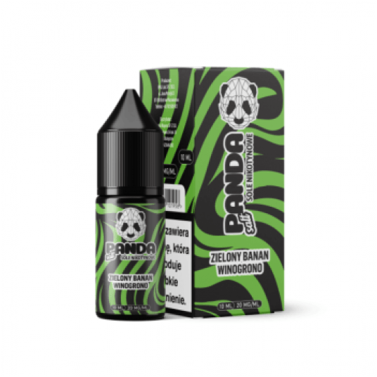 Liquid Panda Salt 10ml Zielony Banan Winogrono 20mg