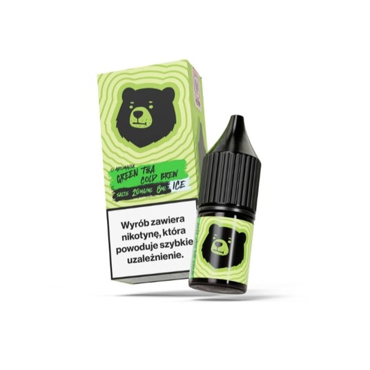 Liquid Salt Go Bears o aromacie Green Tea Cold Brew Ice 20mg 8ml -zdjęcie numer 1